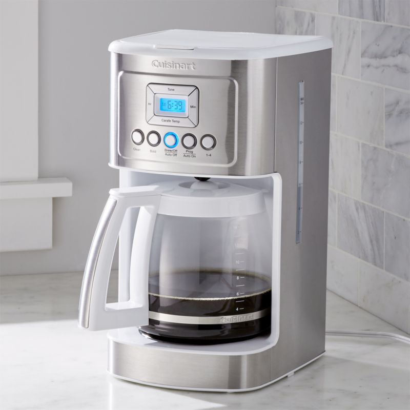 Cuisinart 14-Cup Perfectemp Programmable Coffee Maker White Crate and Barrel